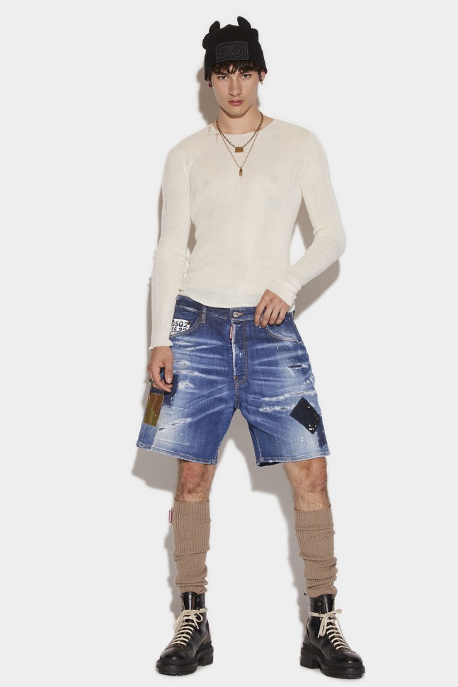 Dsquared2 Iconic Camo Patch Boxer Shorts