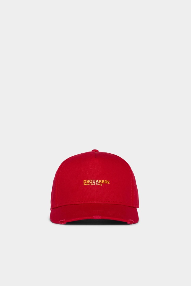 Dsquared2 Iconic D2 Baseball Cap BLACK/BLACK
