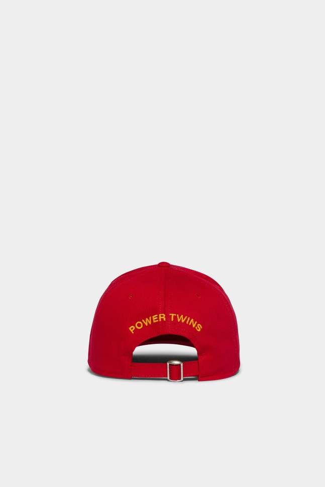 Dsquared2 Iconic D2 Baseball Cap BLACK/BLACK