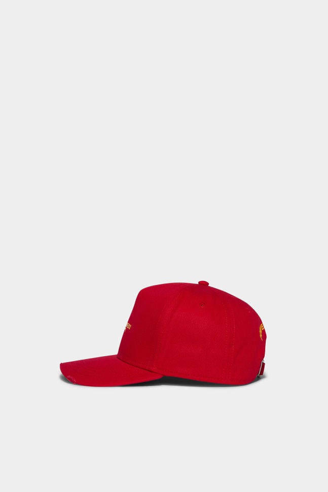 Dsquared2 Iconic D2 Baseball Cap BLACK/BLACK