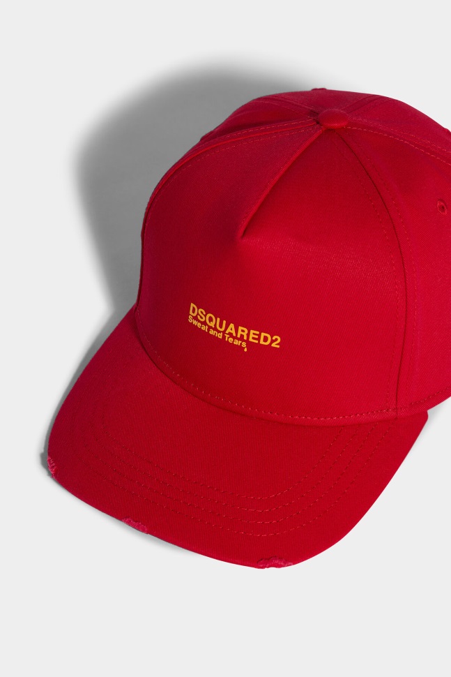 Dsquared2 Iconic D2 Baseball Cap BLACK/BLACK