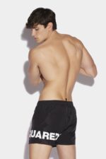 BLACK Dsquared2 Logo Swim Brief - Image 2