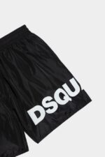 BLACK Dsquared2 Logo Swim Brief - Image 3