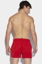 BLACK/NAVY Dsquared2 Tape Midi Swim Boxer - Image 2