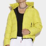 Dsquared2 Iconic 64/95 Arrow Puffer Jacket YELLOW