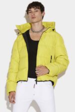 Dsquared2 Iconic 64/95 Arrow Puffer Jacket YELLOW