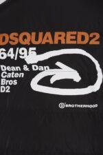 Dsquared2 Iconic 64/95 Arrow Puffer Jacket YELLOW/BLACK - Image 5