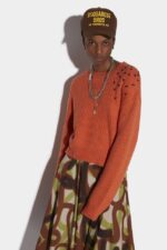 Dsquared2 Iconic Ants Crop Sweater