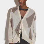 Dsquared2 Iconic Argyle Knit Cardigan