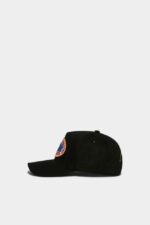 Dsquared2 Iconic Baseball Cap BLACK - Image 3
