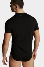 Dsquared2 Iconic Basic T-Shirt Twin Pack BLACK D2 BLACK - Image 2