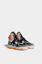Dsquared2 Iconic Basket Sneakers BLACK D2 - Image 3