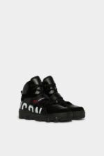 Dsquared2 Iconic Basket Sneakers BLACK DS2 - Image 3