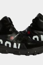 Dsquared2 Iconic Basket Sneakers BLACK DS2 - Image 4