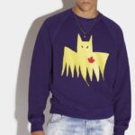 Dsquared2 Iconic Bat Caten Raglan Sweater