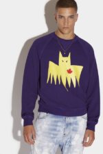 Dsquared2 Iconic Bat Caten Raglan Sweater