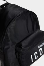 Dsquared2 Iconic Be Icon Backpack BLACK - Image 4