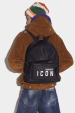Dsquared2 Iconic Be Icon Backpack BLACK - Image 6