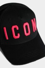 Dsquared2 Iconic Be Icon Baseball Cap FANTASY/BLACK - Image 5