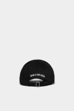 Dsquared2 Iconic Be Icon Baseball Cap GREEN/PURPLE D2 - Image 2