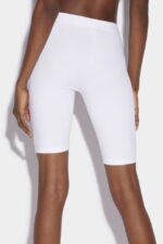 Dsquared2 Iconic Be Icon Bike Short BLACK/WHITE - Image 2
