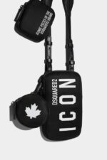 Dsquared2 Iconic Be Icon Crossbody BLACK - Image 3
