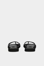 Dsquared2 Iconic Be Icon Flip Flops BLACK - Image 2