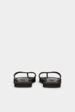 Dsquared2 Iconic Be Icon Flip Flops BLACK D2 - Image 2