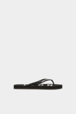 Dsquared2 Iconic Be Icon Flip Flops BLACK D2