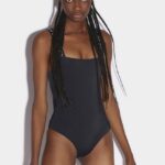 Dsquared2 Iconic Be Icon One-Piece Swimsuit BLACK