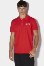 Dsquared2 Iconic Be Icon Polo WHITE/RED - Image 3