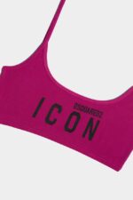 Dsquared2 Iconic Be Icon Sport Bra D2 BLACK - Image 4