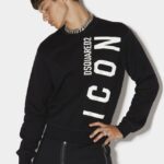 Dsquared2 Iconic Be Icon Sweatshirt BLACK D2