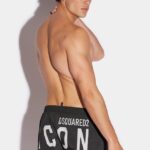 Dsquared2 Iconic Be Icon Swim Boxer D2 BLACK