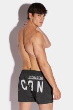 Dsquared2 Iconic Be Icon Swim Boxer D2 BLACK
