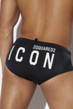 Dsquared2 Iconic Be Icon Swim Brief BLACK - Image 3