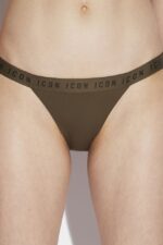 Dsquared2 Iconic Be Icon Swim Brief BLACK/MILITARY - Image 3