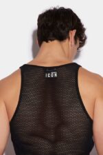 Dsquared2 Iconic Be Icon Tank Top D2 BLACK - Image 3