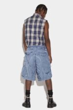 Dsquared2 Iconic BEIGE Cargo Shorts - Image 2