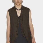 Dsquared2 Iconic Berlin Long Vest ANTRACITE