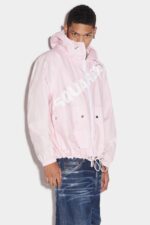 Dsquared2 Iconic Big Logo Windbreaker LILAC