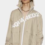 Dsquared2 Iconic Big Logo Windbreaker LILAC/STONE