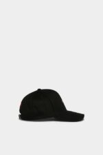 Dsquared2 Iconic BLACK Baseball Cap D2 - Image 4
