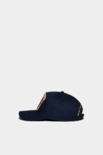 Dsquared2 Iconic BLACK Baseball D2 Cap - Image 3