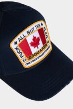 Dsquared2 Iconic BLACK Baseball D2 Cap - Image 5