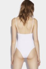 Dsquared2 Iconic BLACK Be Icon One-Piece Swimsuit - Image 2