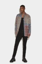 Dsquared2 Iconic Black Bull Tidy Biker Denim Jeans