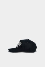 Dsquared2 Iconic BLACK Ceresio 9 Baseball Cap - Image 3