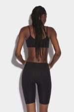 Dsquared2 Iconic BLACK/CYCLAMEN Be Icon Sport Bra D2 BLACK - Image 2