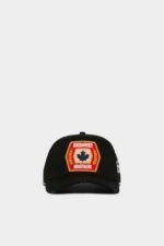 Dsquared2 Iconic BLACK D2-Baseball Cap - Image 2